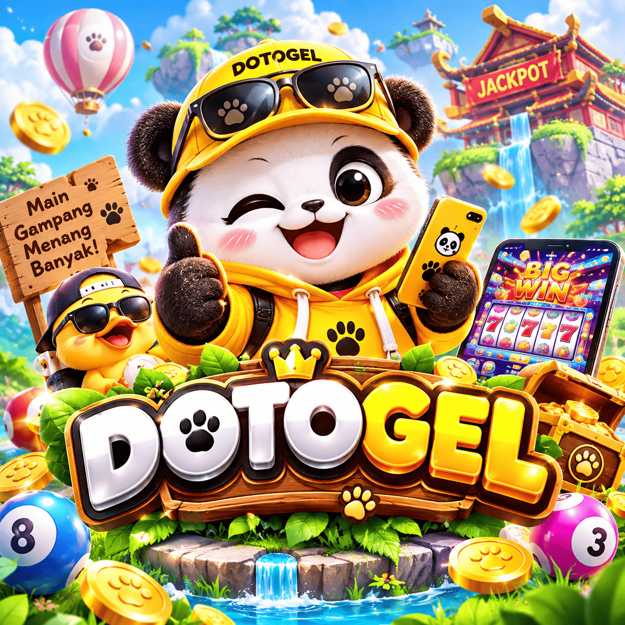 Banner DOTOGEL Cyber Blue